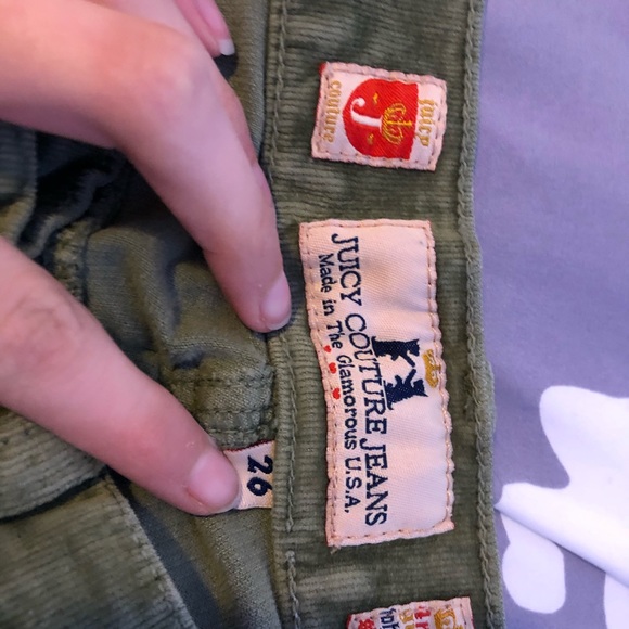 Juicy Couture Denim - green corduroy jeans